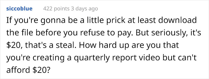 Client Doesn't "Feel Like Paying" Editor For The Work, They Have A Perfect Clapback Client Doesn't "Feel Like Paying" Editor For The Work, They Have A Perfect Clapback