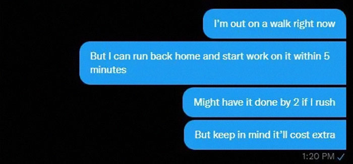 Client Doesn't "Feel Like Paying" Editor For The Work, They Have A Perfect Clapback Client Doesn't "Feel Like Paying" Editor For The Work, They Have A Perfect Clapback