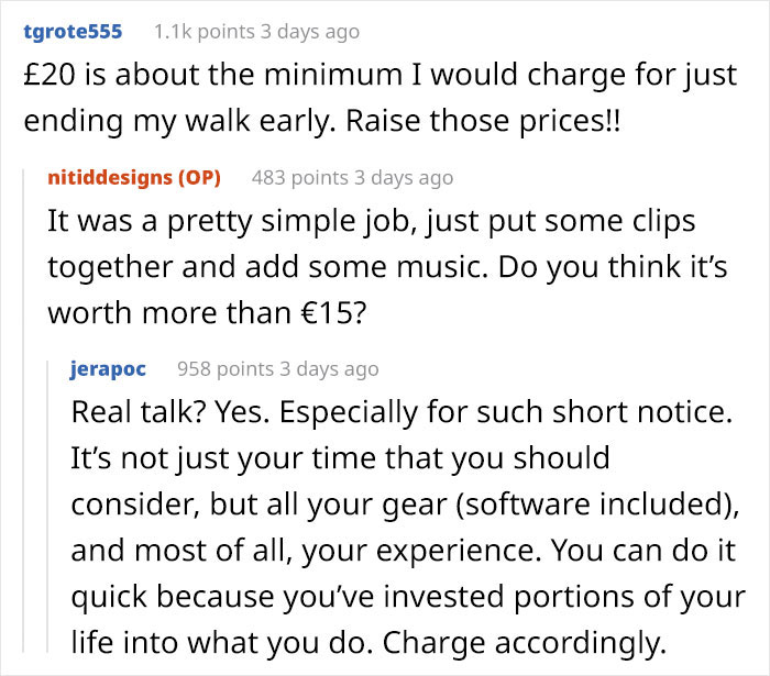 Client Doesn't "Feel Like Paying" Editor For The Work, They Have A Perfect Clapback Client Doesn't "Feel Like Paying" Editor For The Work, They Have A Perfect Clapback