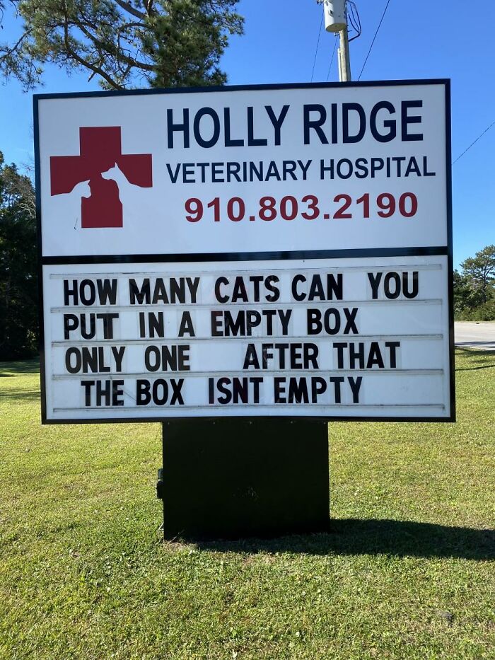 Funny-Outdoor-Signs-Holly-Ridge-Veterinary-Hospital