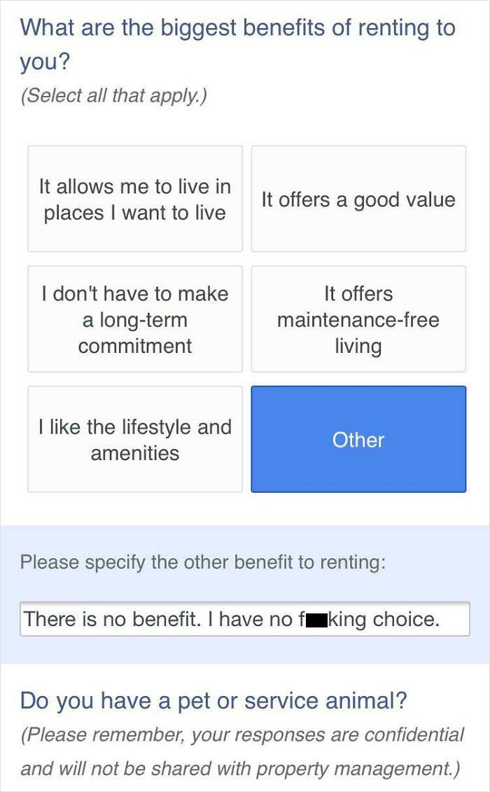 I Was Asked To Take A Survey