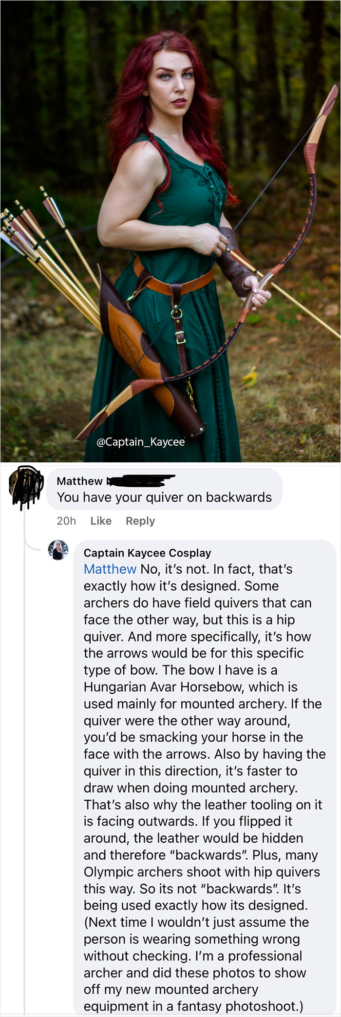 "You Have Your Quiver On Backwards"