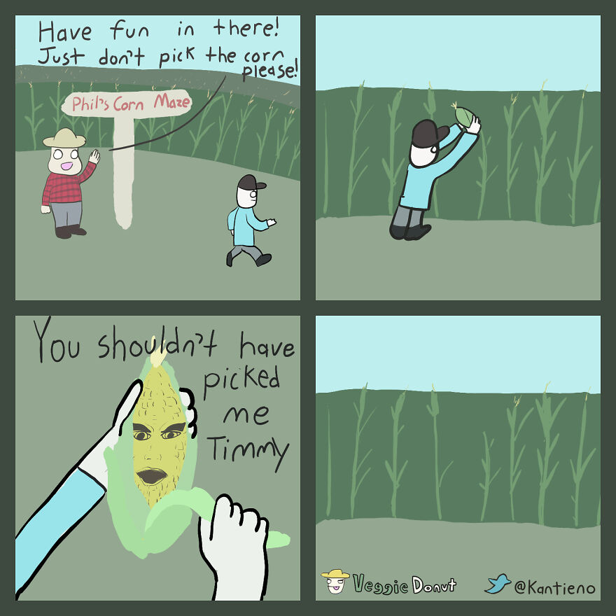 Based On The Prompt "Corn Maze"