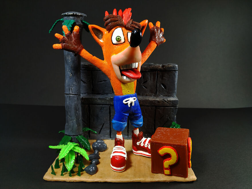 I've Made Crash Bandicoot From Scratch With 3D Pen