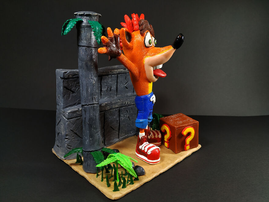I've Made Crash Bandicoot From Scratch With 3D Pen