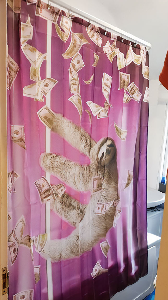 My New Shower Curtain Just Arrived