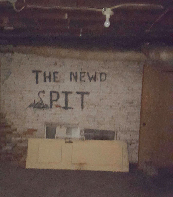 Found A New Room In My Apartment's Basement. No Clue What A Newd Spit Is Though