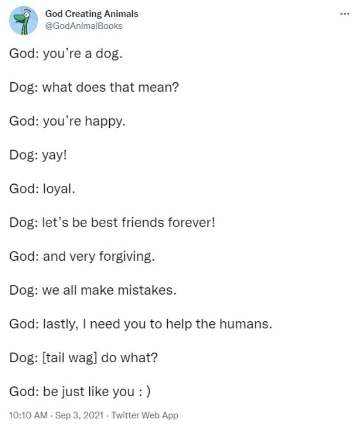 God Creates A Dog (Part 2)