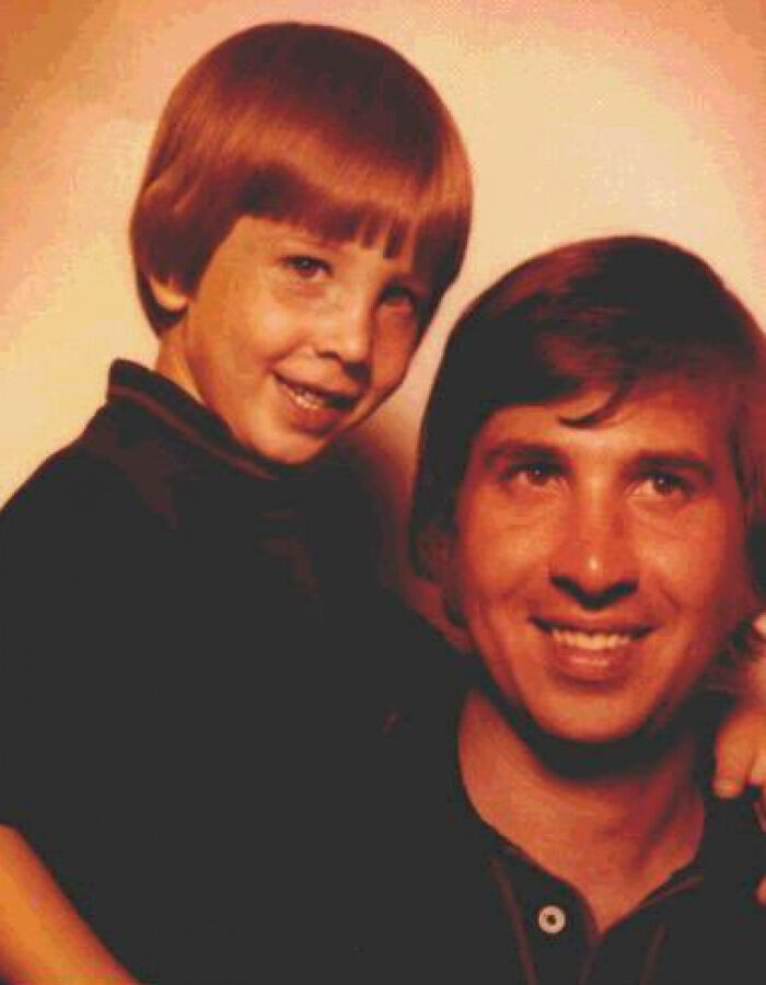 Marilyn Manson With His Father Hugh Warner
