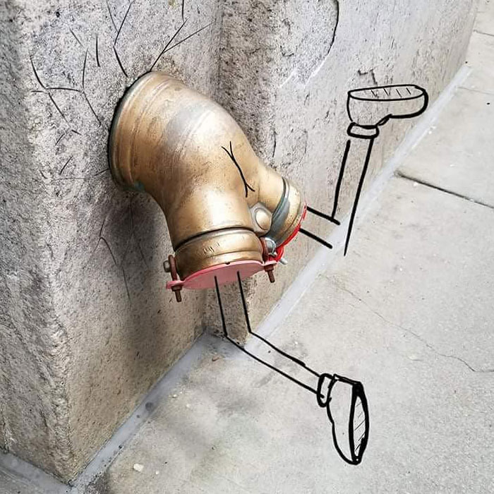 39 Creative Drawings On Pictures Of Everyday Objects Created By This Artist