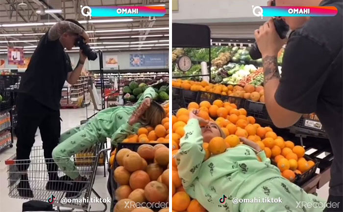 Squashing Supermarket Oranges Just To Get A Good Portrait