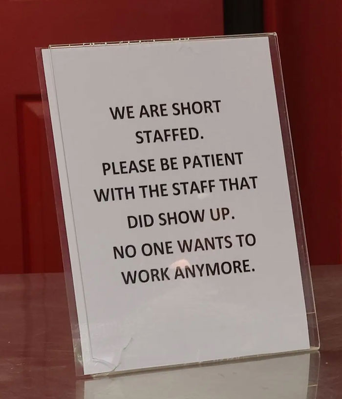 This Sign At A New York Burger Joint