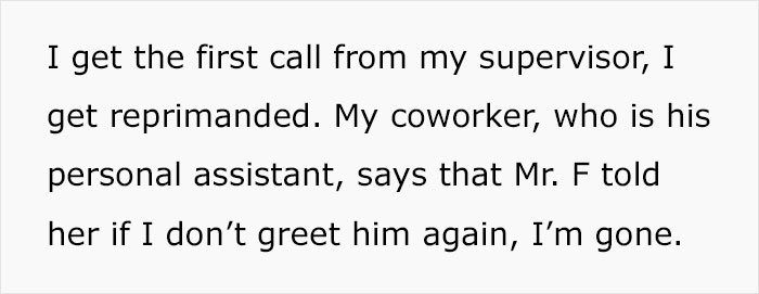Delusional Boss Instructs His Female Employee To Stand Up Every Time He Enters The Room Delusional Boss Instructs His Female Employee To Stand Up Every Time He Enters The Room