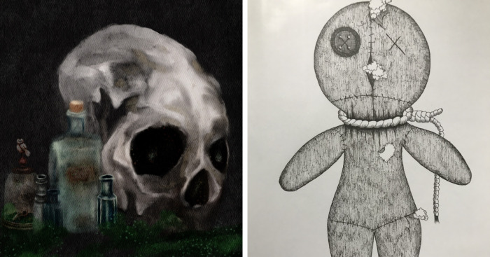 Hey Pandas, Show Me A Horrific Or Scary Drawing That You Did (Closed) |  Bored Panda