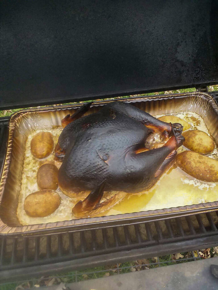 My Friend "Smoked" A Turkey