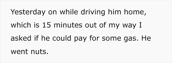 Person Gives Boss Ride Home, Ends Up Their Personal Driver Against Their Will
