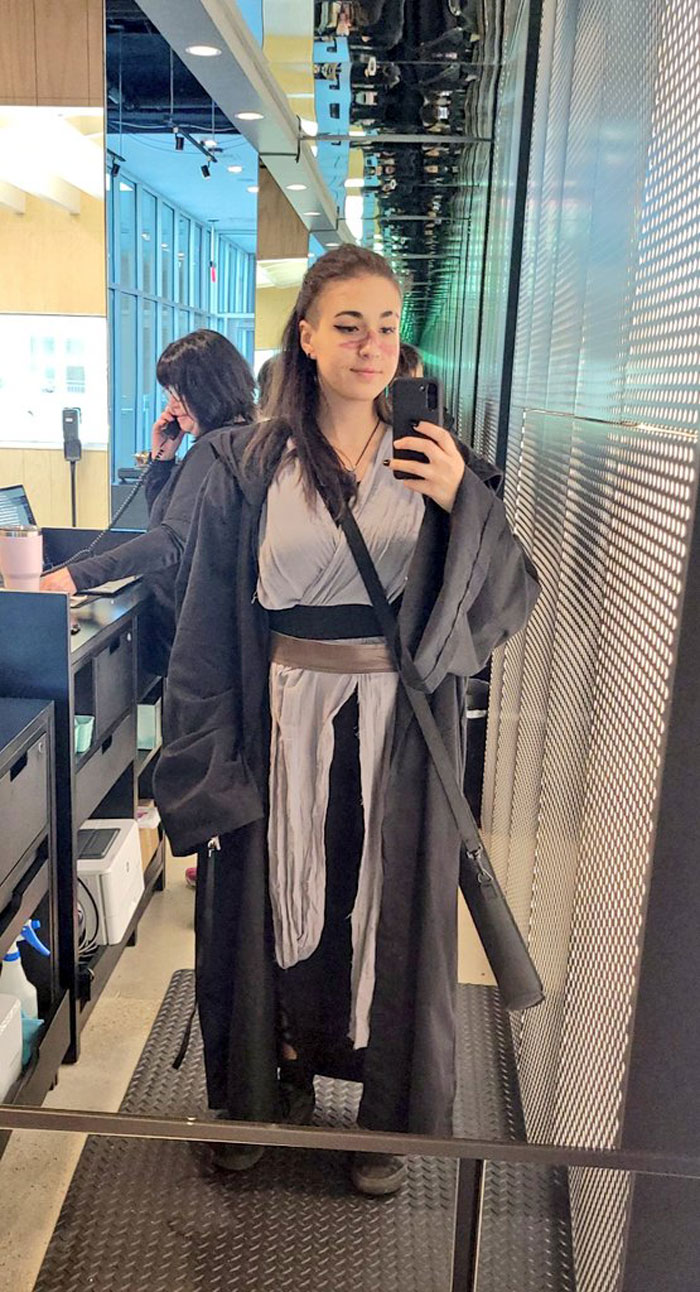 Happy Halloween From Your Local Discount Jedi I'm Also The Only One Dressed Up At Work