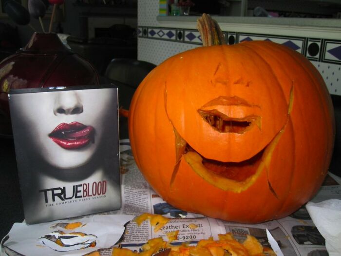 True Blood Pumpkin Fail
