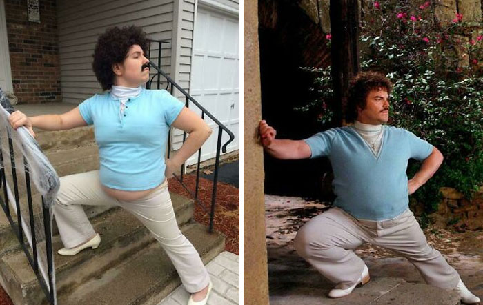 My Pregnant Belly Helped Me This Halloween. I Present To You: Nacho Libre Maternity Wear