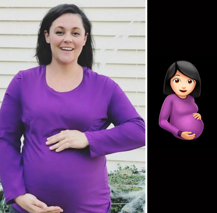 Pregnancy Costume: Emoji