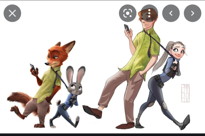 Hey Pandas, Choose A Zootopia Character And Draw Him/Her As A Human!