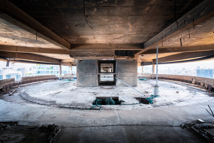 I Photographed The Abandoned Holiday Inn Hotel In Beirut, Lebanon
