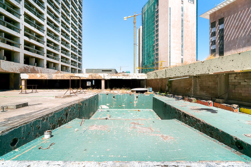 I Photographed The Abandoned Holiday Inn Hotel In Beirut, Lebanon