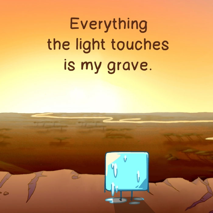 30 Comics About The Daily Struggles Of An Ice Cube By This Artist