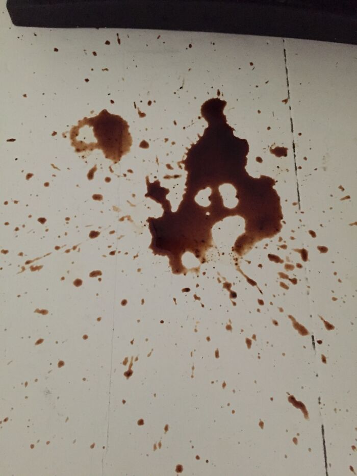 This Scary Ghost Stain That Appeared After I Dropped My Coffee