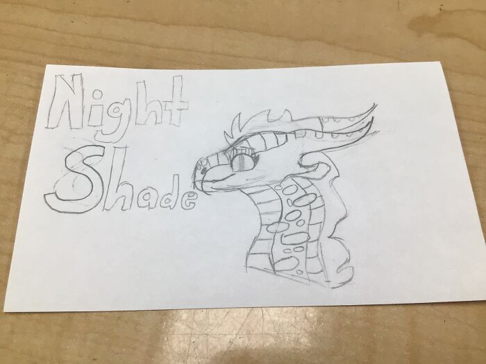 Here’s Night Shade, My Dragon Oc