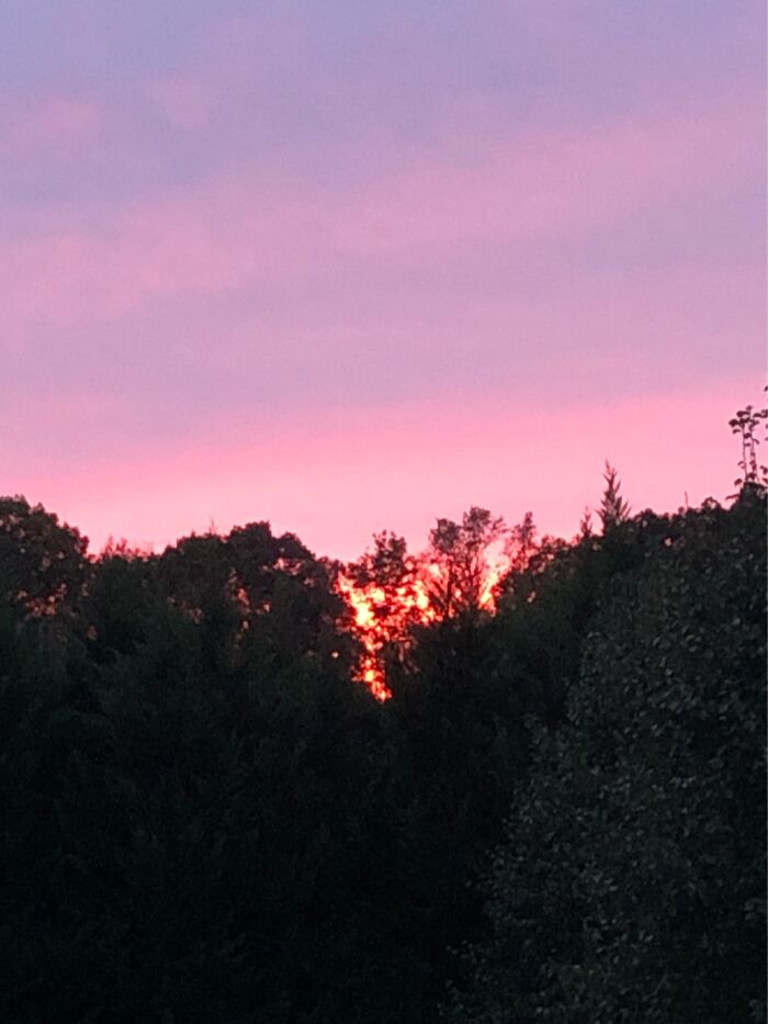Sunset From My Porch