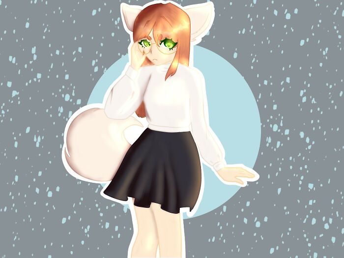 My Oc, Faye (Used To Be Called Kitsune But I Changed It)