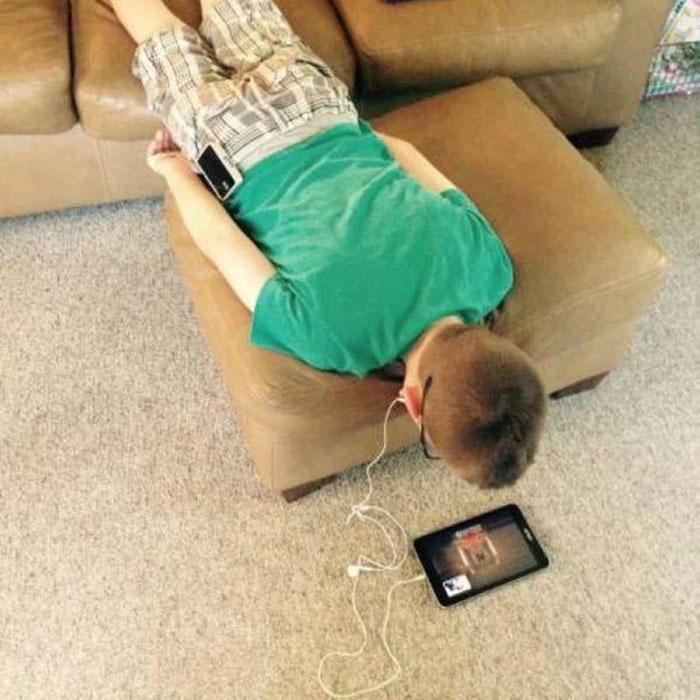 Is It Really Smart Holding Your Tablet While Watching Something?
