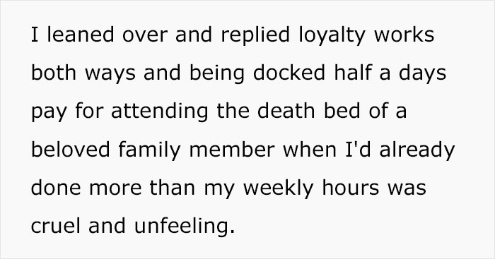 After Not Receiving Loyalty From The Company, Employee Starts Leaving Work Right On The Dot, Maliciously Complying With The Manager's Views After Not Receiving Loyalty From The Company, Employee Starts Leaving Work Right On The Dot, Maliciously Complying With The Manager's Views