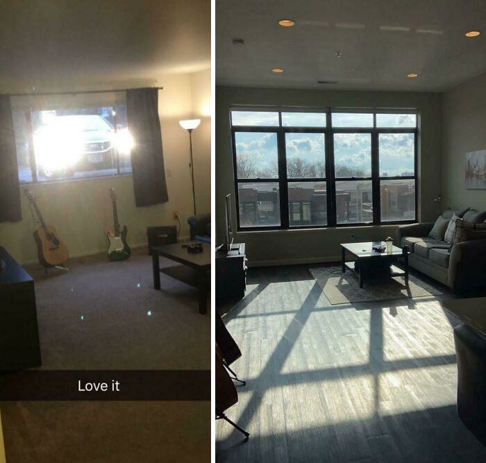 My Old Living Room vs. My New One