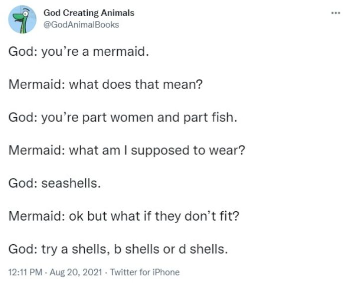 God Creates A Mermaid
