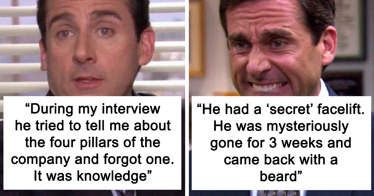 People Whose Bosses Are Michael Scott In Real Life Share Ridiculous Stories Bored Panda