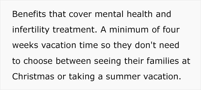 Woman Shares What Workplace Perks Millennials Would Give Up In Exchange For These 8 Benefits Woman Shares What Workplace Perks Millennials Would Give Up In Exchange For These 8 Benefits