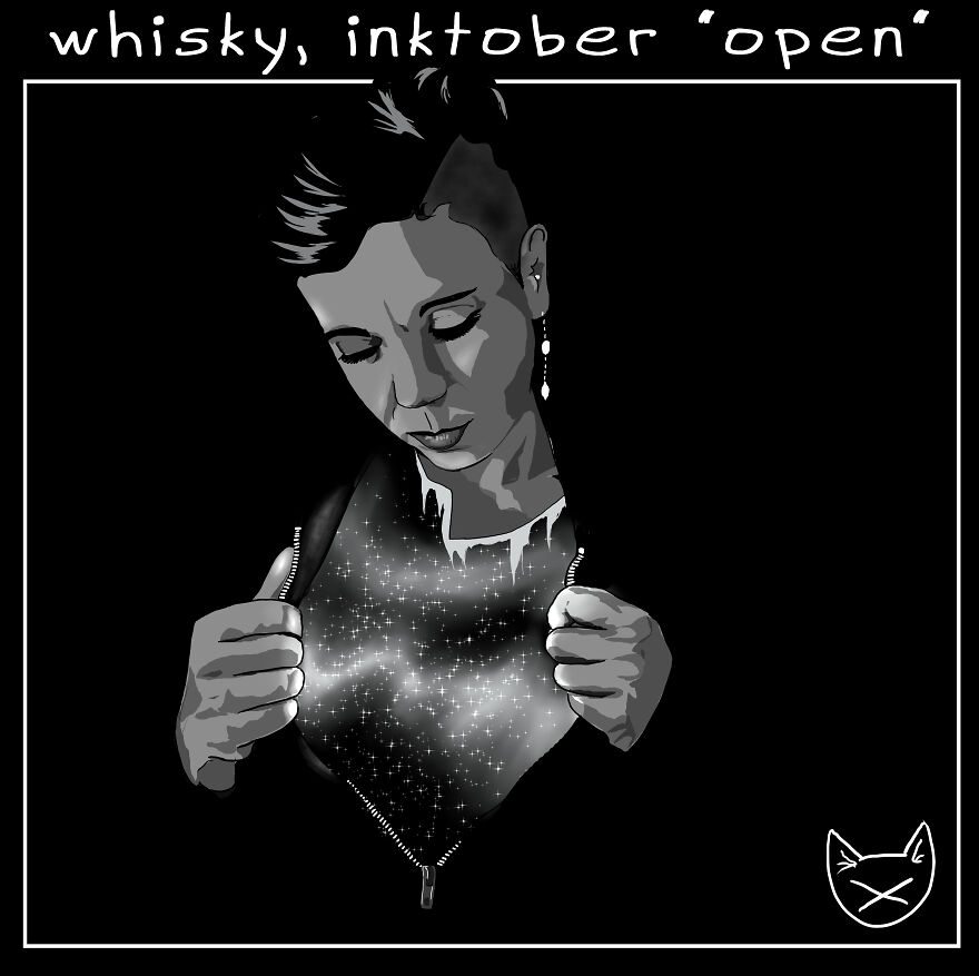 A Drawing Challenge Became A Portrait Of My Mental State.