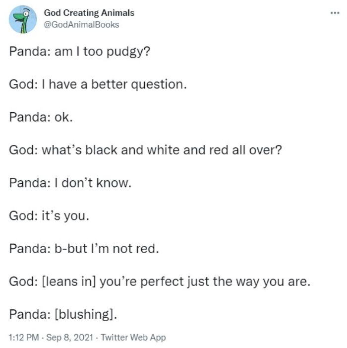 God Creates A Panda