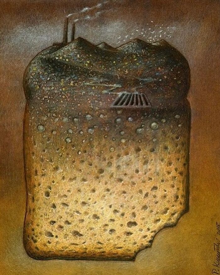 95 New Illustrations By Artist Pawel Kuczynski Put Their Finger On The Wounds Of Today's Society
