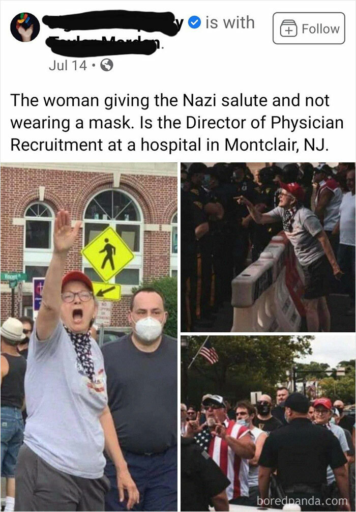 Nazi Saluting Hospital Worker Gets The Boot After Being Found Out