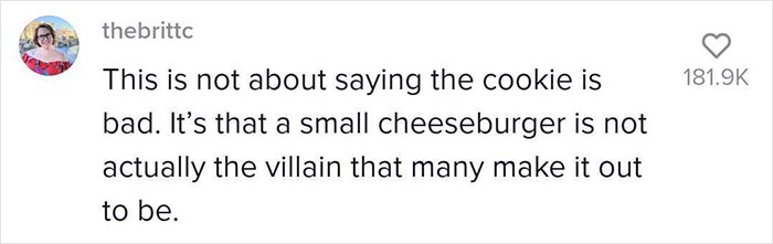 Personal Trainer Says A McDonald's Cheeseburger Is Healthier Than A Protein Cookie, Follows Up With Proof Personal Trainer Says A McDonald's Cheeseburger Is Healthier Than A Protein Cookie, Follows Up With Proof