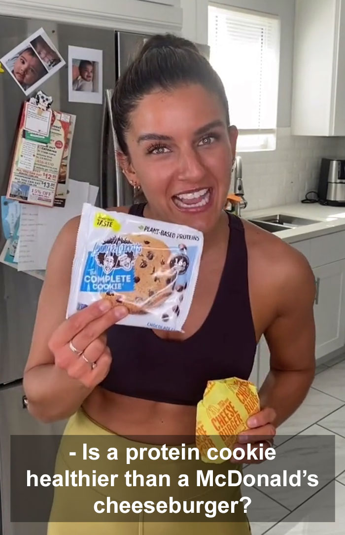 Personal Trainer Says A McDonald's Cheeseburger Is Healthier Than A Protein Cookie, Follows Up With Proof Personal Trainer Says A McDonald's Cheeseburger Is Healthier Than A Protein Cookie, Follows Up With Proof