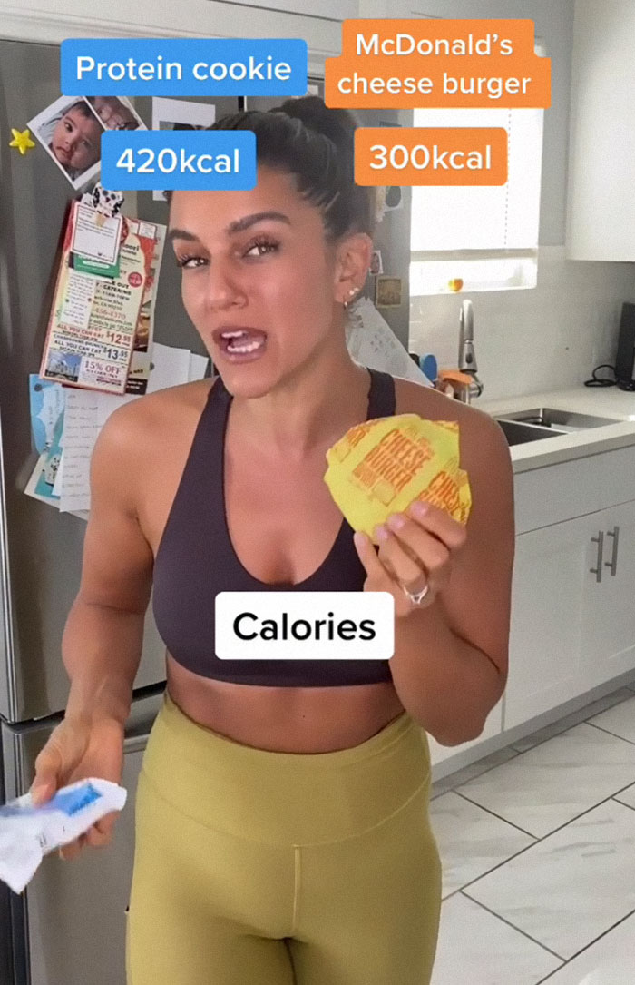 Personal Trainer Says A McDonald's Cheeseburger Is Healthier Than A Protein Cookie, Follows Up With Proof Personal Trainer Says A McDonald's Cheeseburger Is Healthier Than A Protein Cookie, Follows Up With Proof