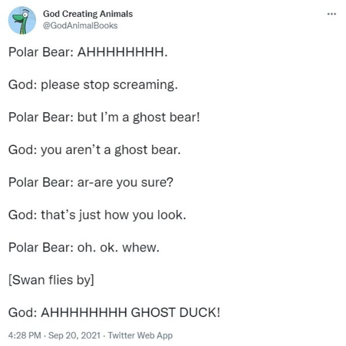 God Creates Polar Bears