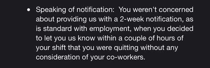 Former Employee Confronts Their Workplace For Not Paying Them Their Last Paycheck, Receives An Angry Email Former Employee Confronts Their Workplace For Not Paying Them Their Last Paycheck, Receives An Angry Email