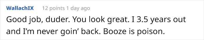 Guy Gives Up Alcohol And Transforms His Life, Here's His Progress After 5 Years Guy Gives Up Alcohol And Transforms His Life, Here's His Progress After 5 Years