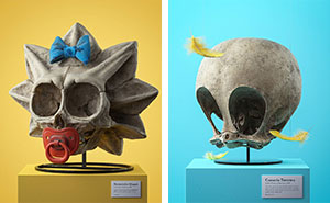Artist Creates Anatomically Correct Skulls Of Popular Cartoon Characters (14 Pics)
