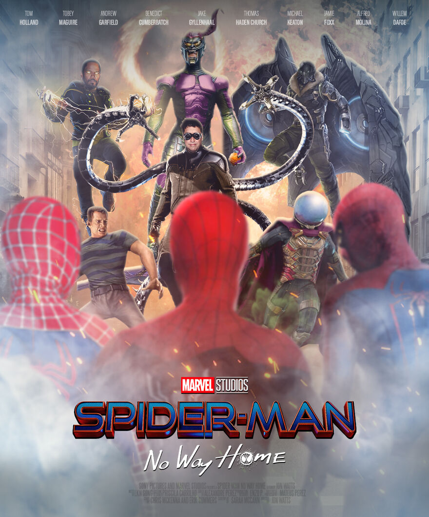 I Created 19 Posters Of The Spider-Man No Way Home Movie